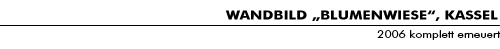 WANDBILD „BLUMENWIESE“, KASSEL